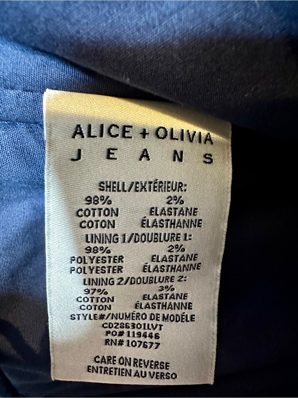 Alice + Olivia Gorgeous Susy Strapless Denim Jumpsuit Size 29 - Picture 7 of 9